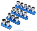 Pneumatic Air Manifold with Quick Couplers – Multi-Outlet Distributor(As Per Choice), G1/4", Model SM