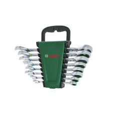 Bosch Ratchet Combination Wrench Set  8 pcs - 1600A027PS