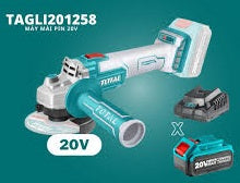 Total tools Lithium-ion  wireless angle grinder 5 " Brushless 20 v  without battery and charger TAGLI201258