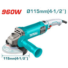 Total tools Angle grinder 4.5" 960 W  - TG10911576