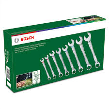 Bosch Ratchet Combination Wrench Set  8 pcs - 1600A027PS