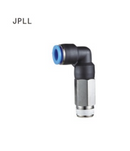 وصله هواء كوع بلاستيك طويل قلاووظ سن خارجى  + ناحيه فتحه خرطوم - APLL