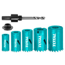 توتال تولز طقم بنط منشارية كبايه 7 قطع  19 : 35 مم  TACSH1071
