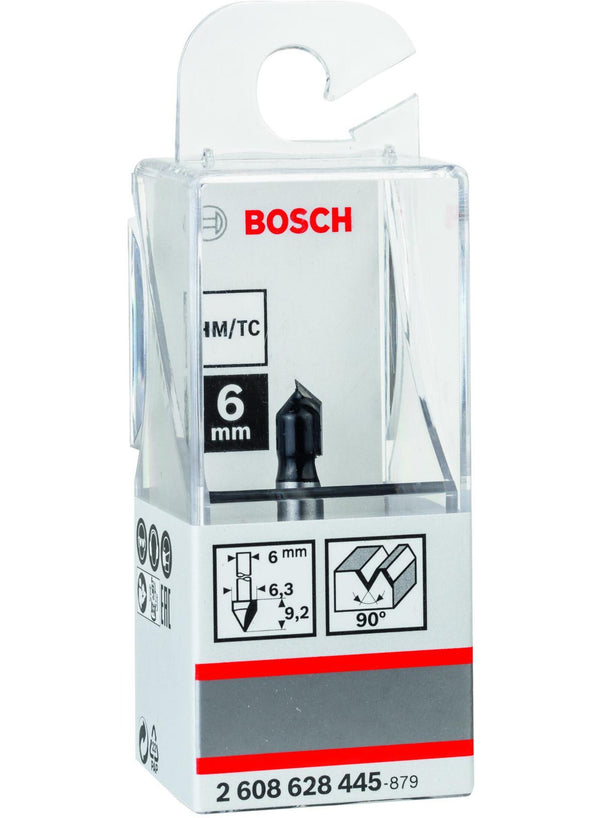 Bosch V-GROOVE Router Bit 6, 6.35x45-2608628445