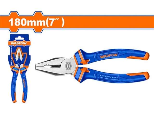 WADFOW  Combination pliers 7"/180mm carbon steel - WPL1C07