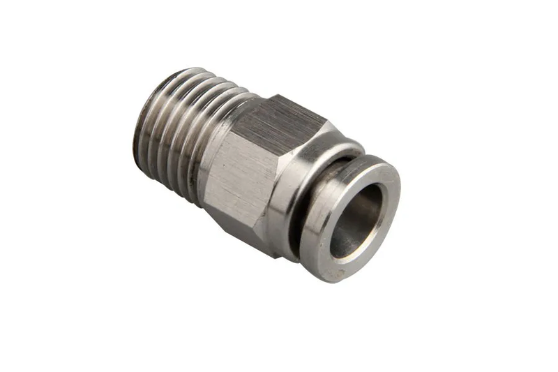 Stainless steel Male Connector Pneumatic Air tube fittings Thread Model -SSPC