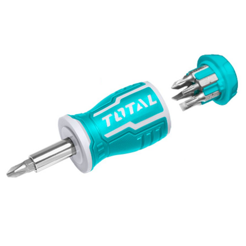 Total tools 8 IN 1  Stubby screwdriver set TACSDS0706
