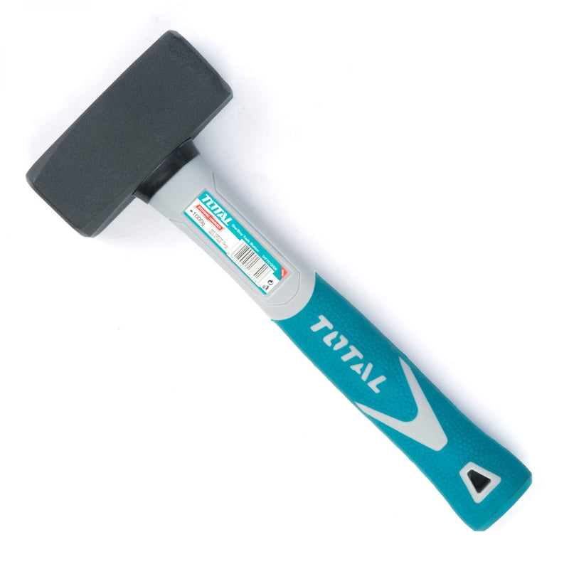 TOTAL TOOLS Stoning hammer With Fiberglass Handle 1000g - THT7210006