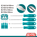 TOTAL TOOLS 4Pcs screwdriver set with plastic handle -THTDC250401