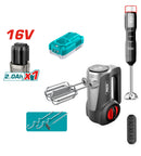 Total tools Cordless kit hand mixer  and Hand blender 16V + Battery and charger