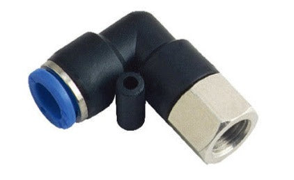 Female Elbow Connector Pneumatic Air tube fittings Thread 1/4 inch x Tube 6mm Model TPLF6-02