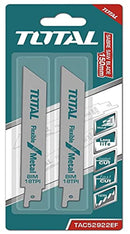 توتال تولز طقم سلاح منشار اركيت ترددي لقطع المعادن 2 قطعه  – TAC52922EF